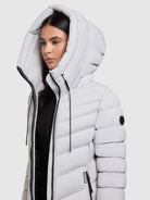 khujo-coat-stoane2-platinum-gray-wadenlanger-damen-steppmantel image 7