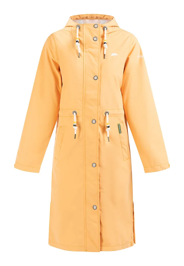 schmuddelwedda-damen-regenmantel-aus-recyceltem-material-nachhaltiger-regenmante image 1