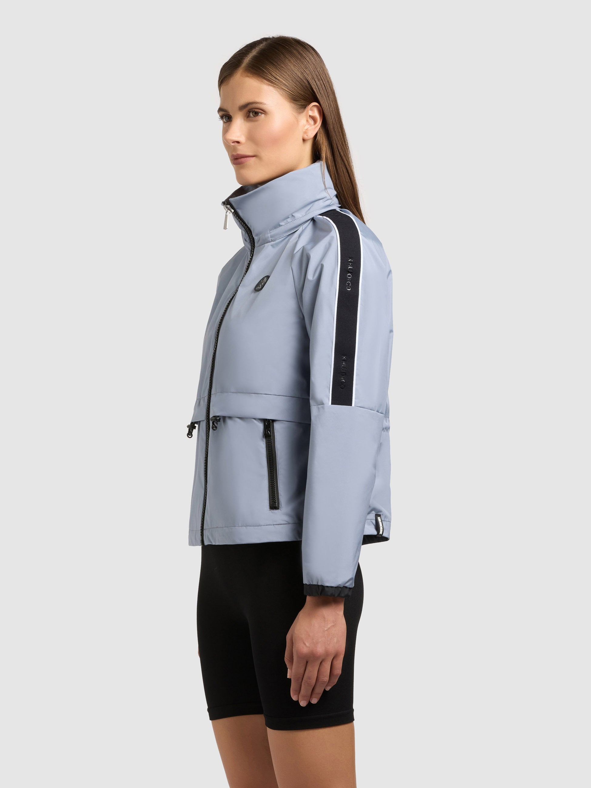 khujo-jacke-olia-misty-blue-damen-windbreaker-wasserabweisend image 5