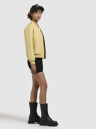 khujo-crystal-bomberjacke-yellow-damen-stepp-bomber-h-ftlang image 6