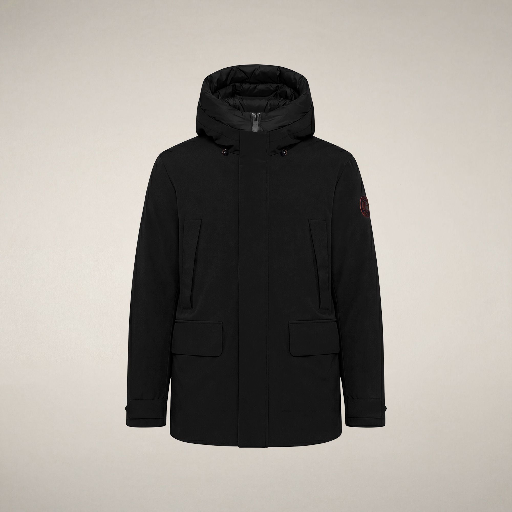 save-the-duck-gerard-herren-parka-mit-kapuze-schwarz image 3