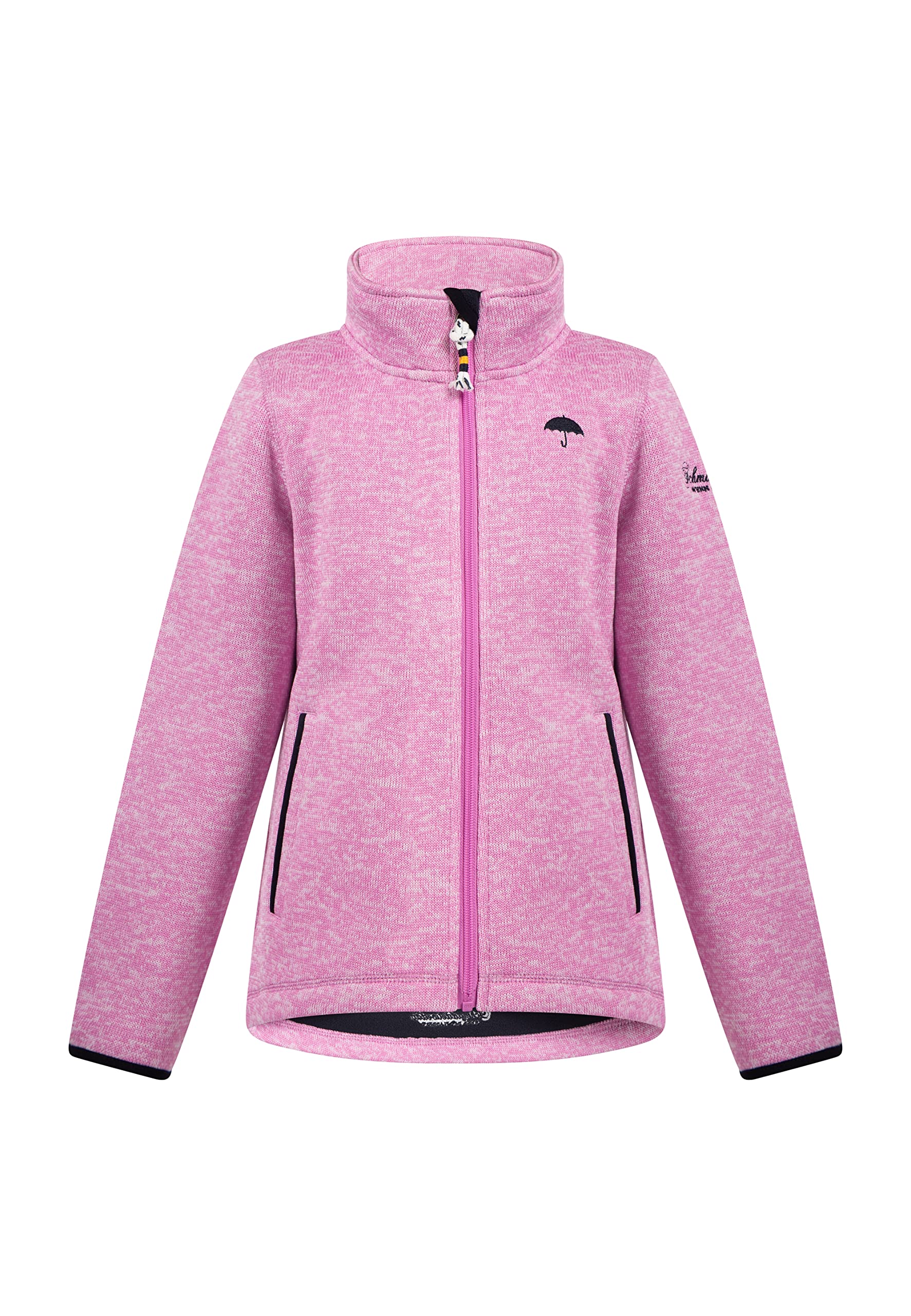 schmuddelwedda-m-dchen-strickfleecejacke-mit-stehkragen-und-fleece-innenseite image 7