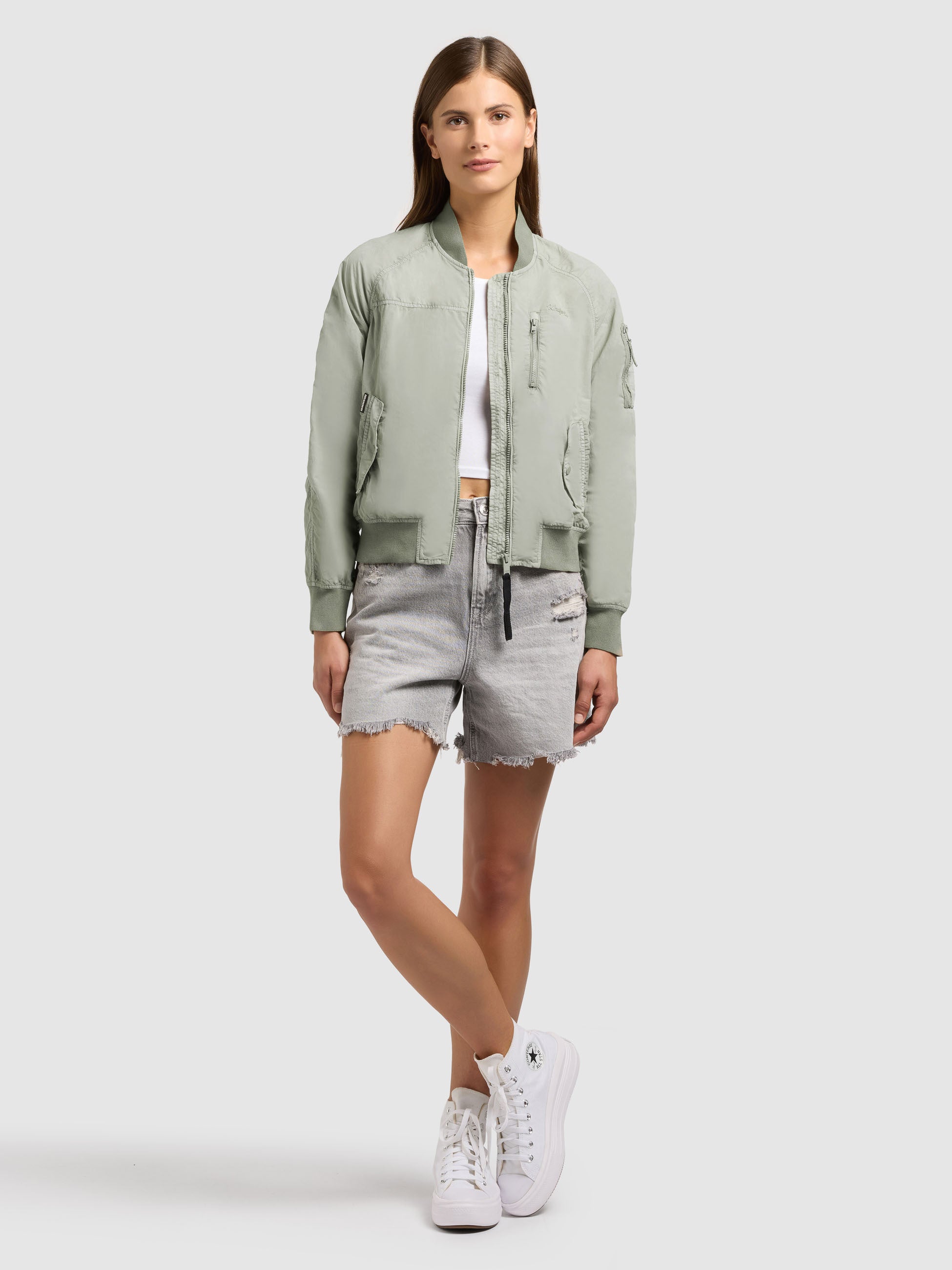 khujo-jacke-zaria-cloud-green-bomberjacke-blouson-ungef-ttert image 2