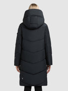 khujo-coat-jange2-matt-port-blue-damen-wintermantel-loose-fit-knielang image 3