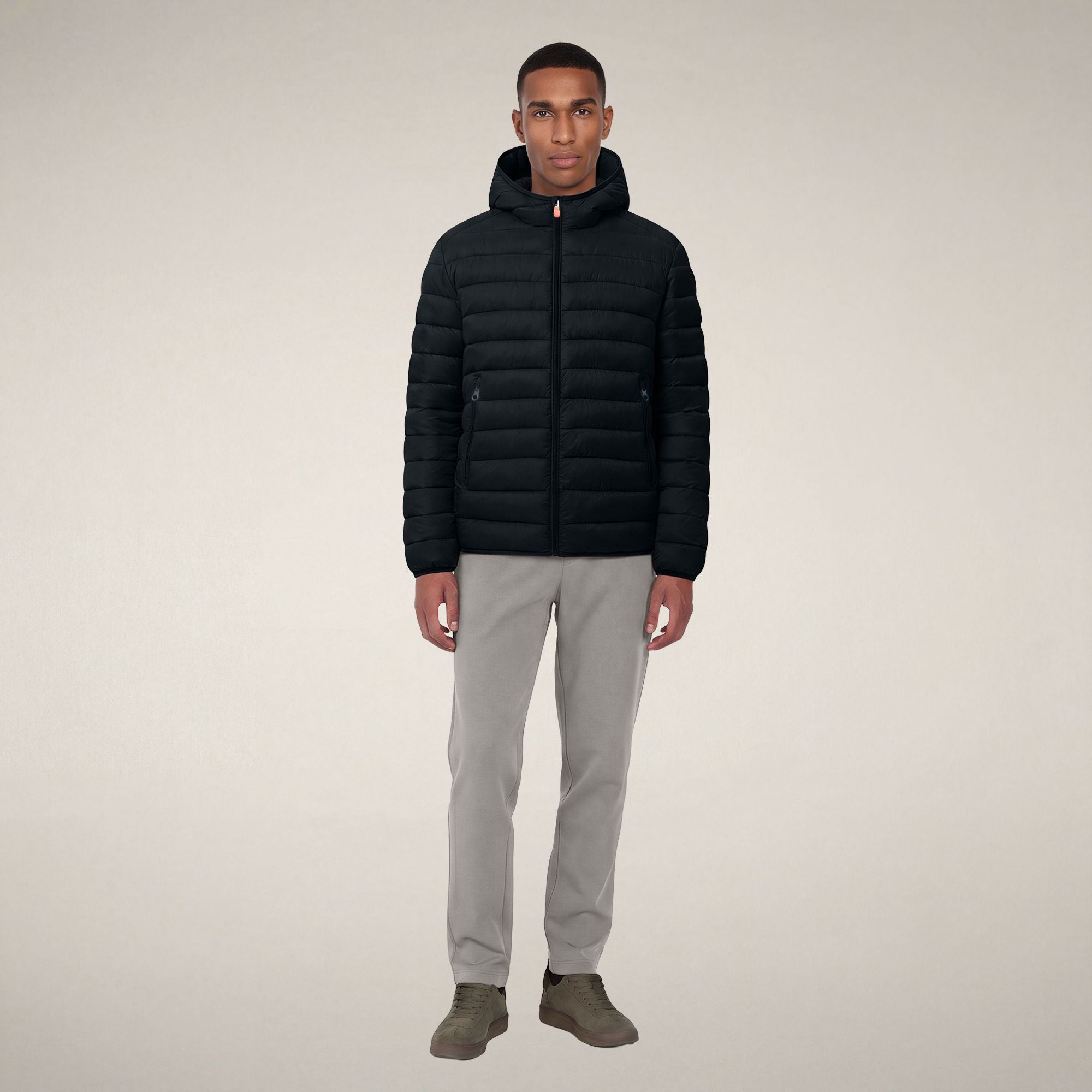 save-the-duck-jeanluc-herrenjacke-mit-kapuze-5-way-system-gr-n-schwarz image 1