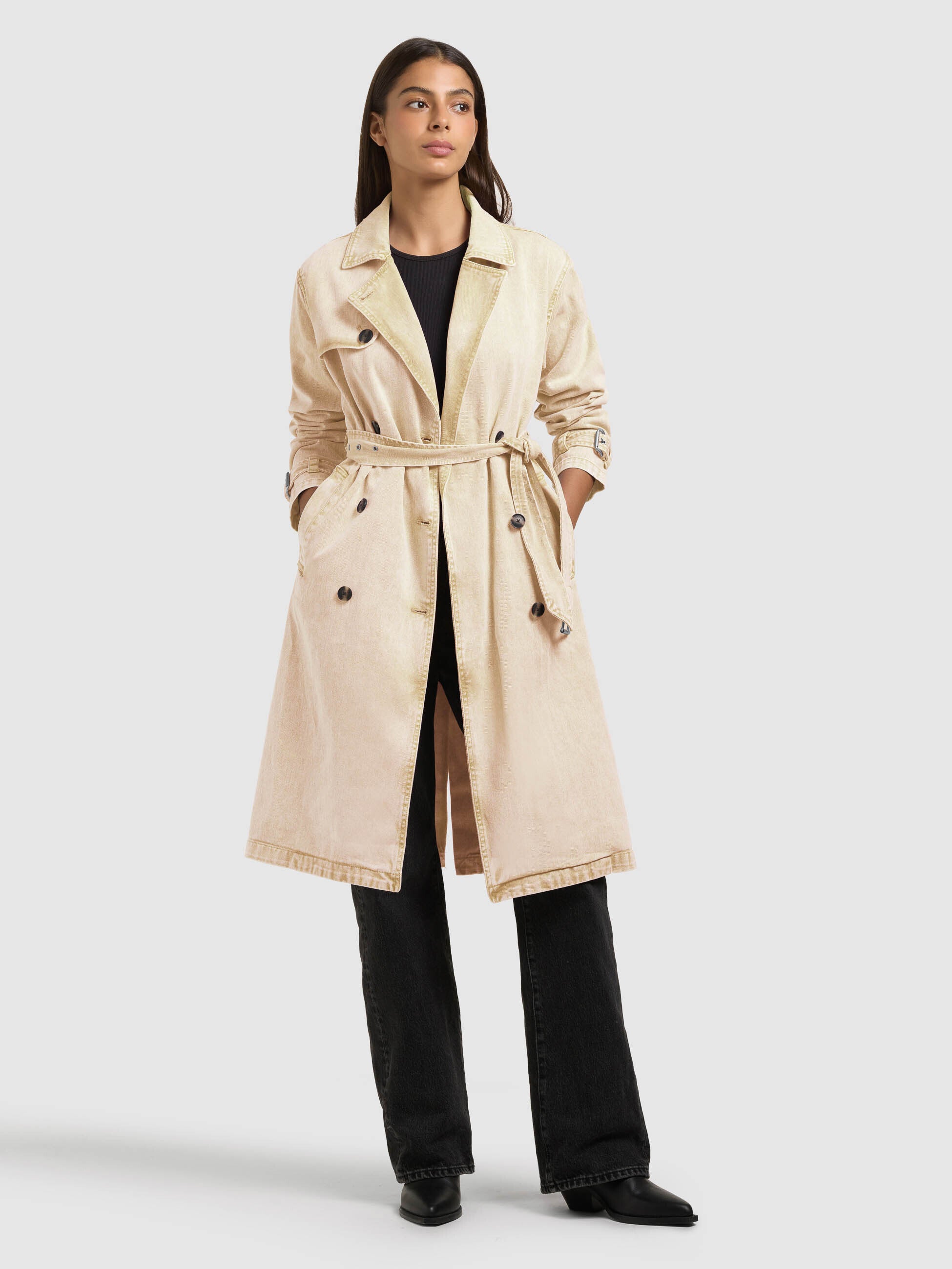 khujo-mantel-hera-jeans-trench-sand-denim-doppelreihig-f-r-damen image 6