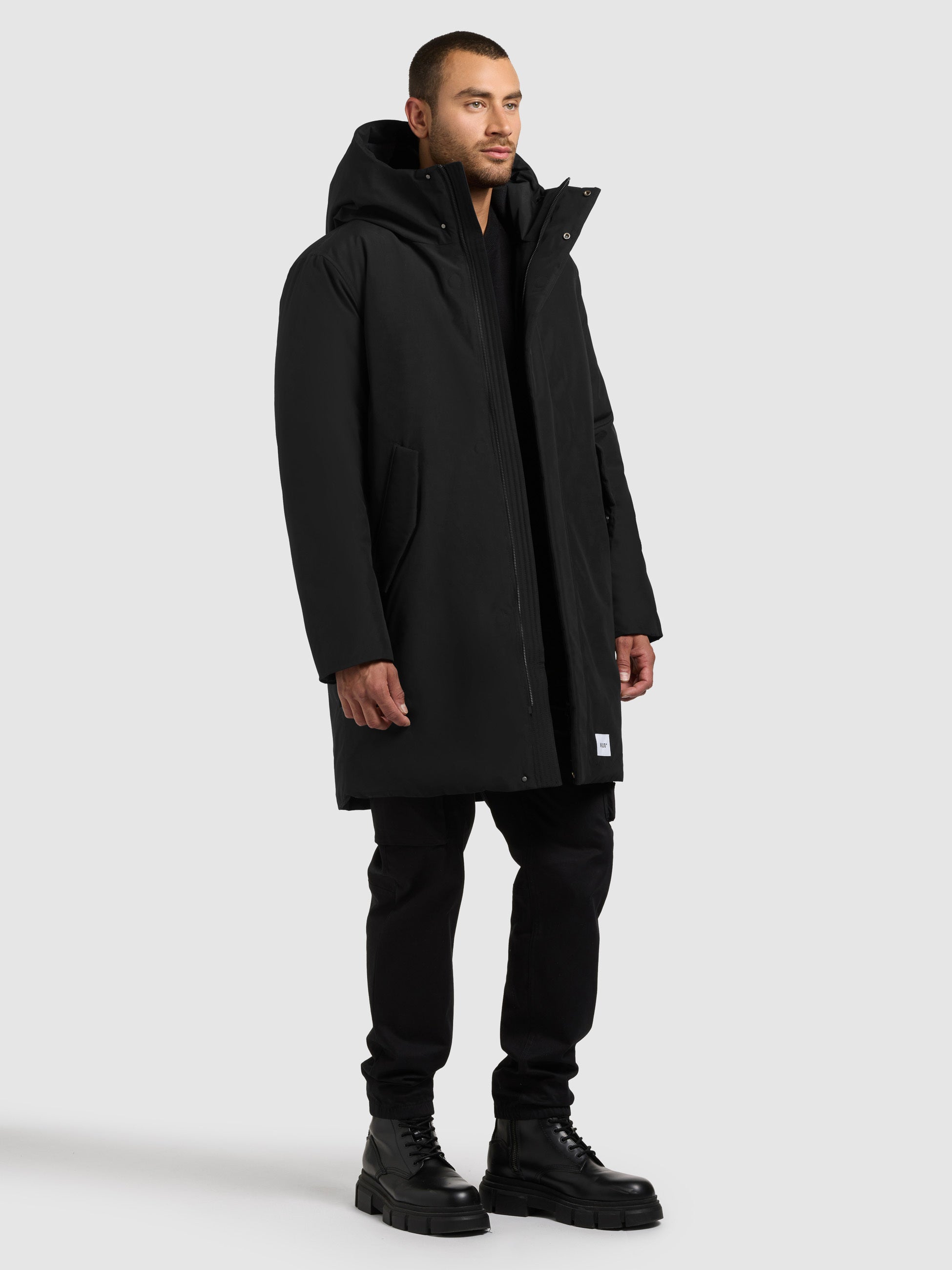 khujo-mantel-fogg-black-damen-parka-regular-fit image 6