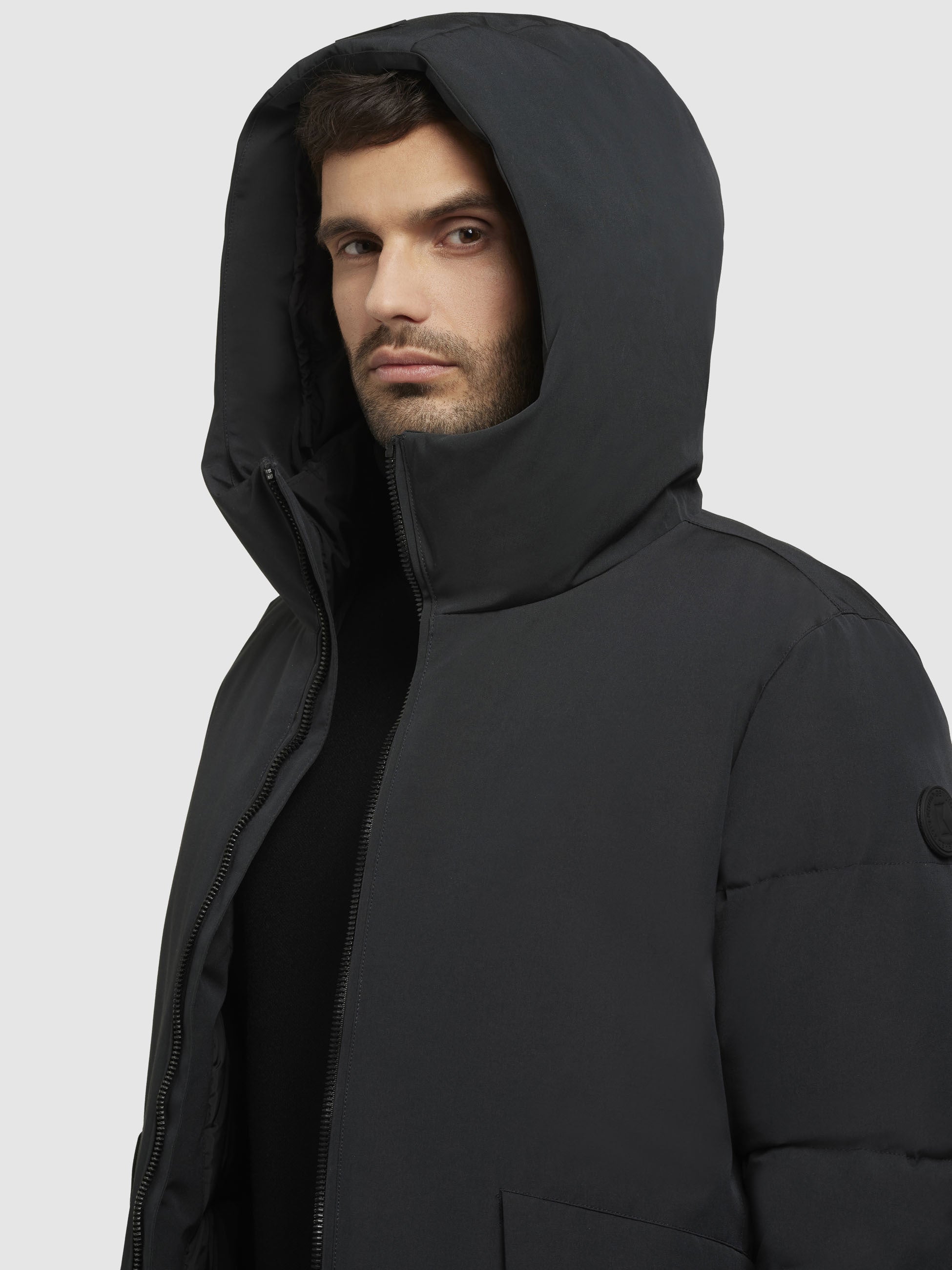 khujo-jacke-gero-dunkelgrau-herren-warme-kapuzen-winterjacke image 7