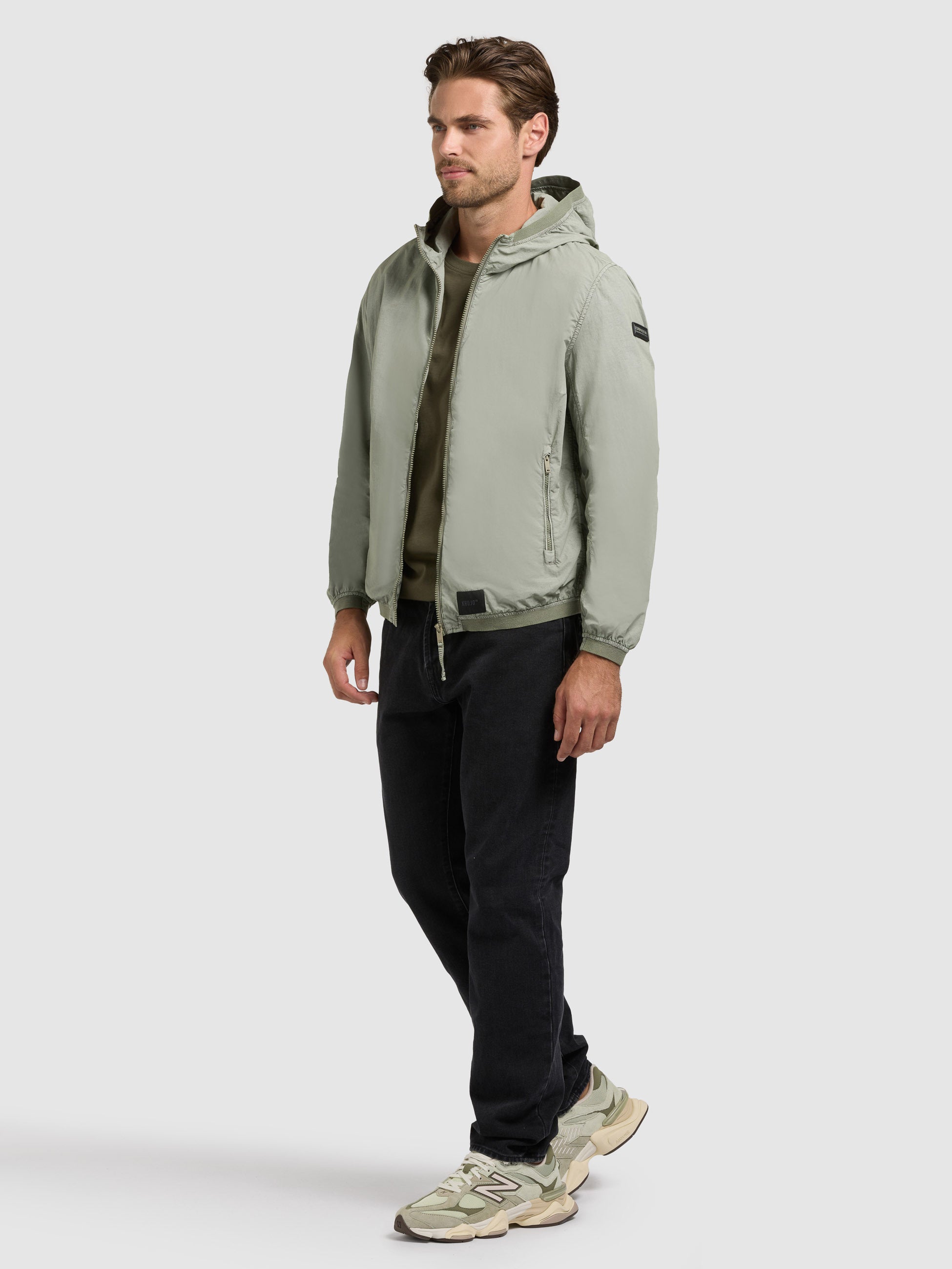 khujo-jacke-derf-cloud-green-blousonjacke-mit-kapuze-garment-dye image 6