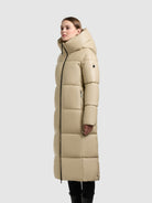 khujo-coat-destiny-beige-damen-wintermantel-wadenlang-mit-kapuze image 5
