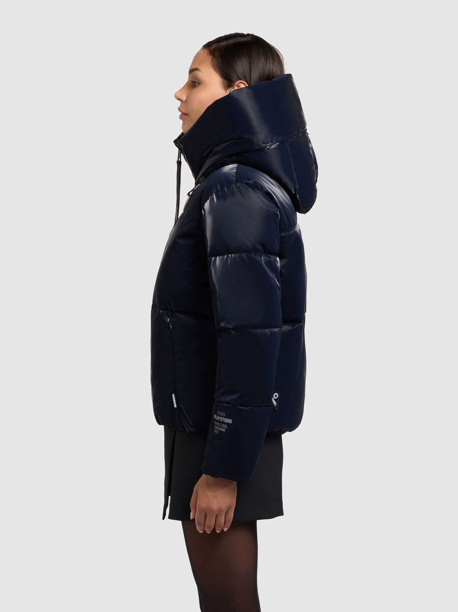khujo-audrey-shiny-midnight-blue-jacke-gl-nzende-steppjacke-damen image 5