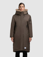 khujo-coat-oliva-potter-brown-damen-wintermantel-loose-fit-mit-kunstfell image 4