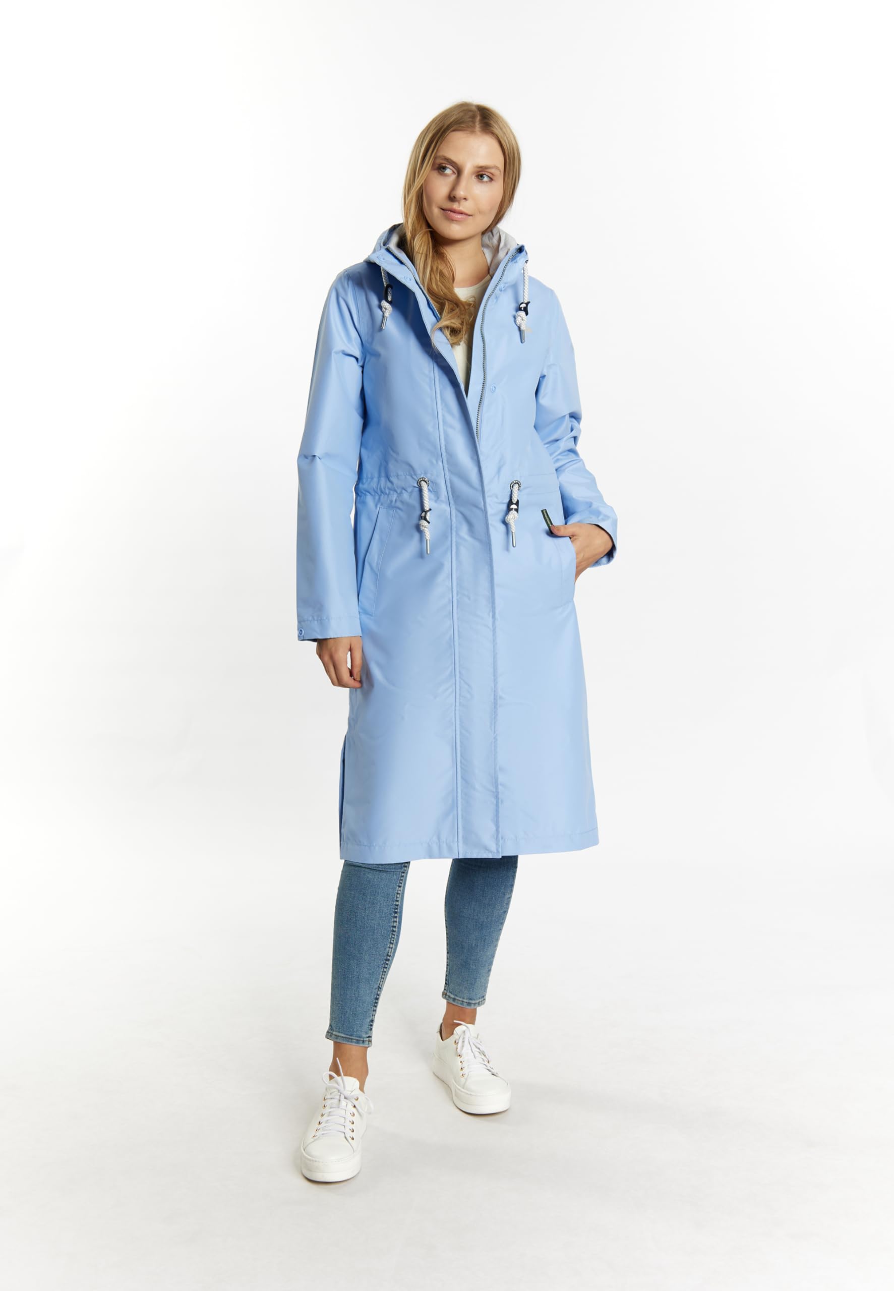 schmuddelwedda-damen-regenmantel-aus-recyceltem-polyester-nachhaltiger-langer-re image 2