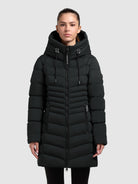 khujo-mantel-lava-black-damen-kurzmantel-slim-fit image 4