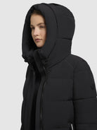 khujo-mantel-lola-schwarz-damen-stepp-kurzmantel-regular-fit image 7