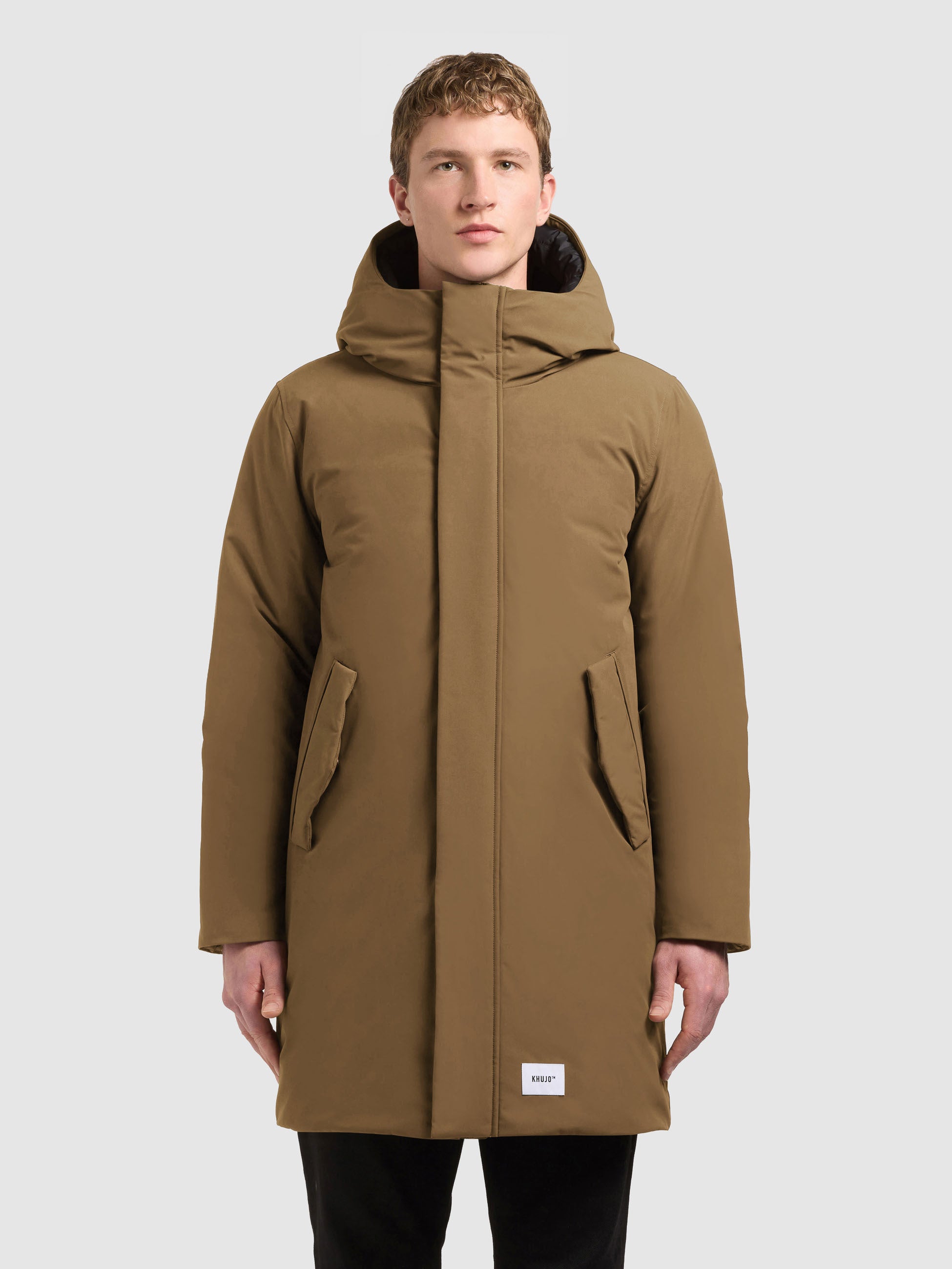 khujo-mantel-fogg2-oozey-brown-damen-parka-regular-fit image 4