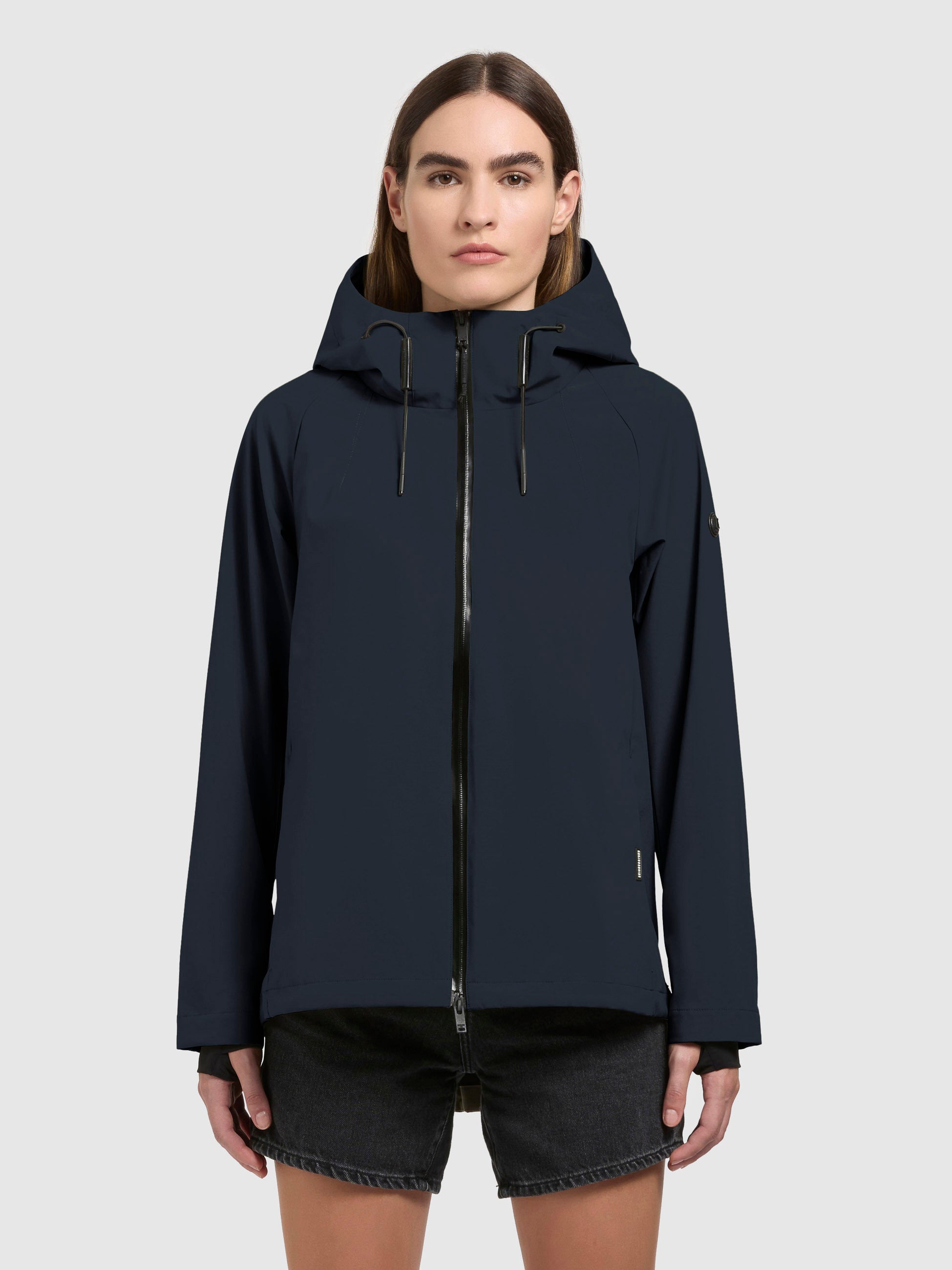 khujo-woom-regenjacke-f-r-damen-dunkelblau image 4