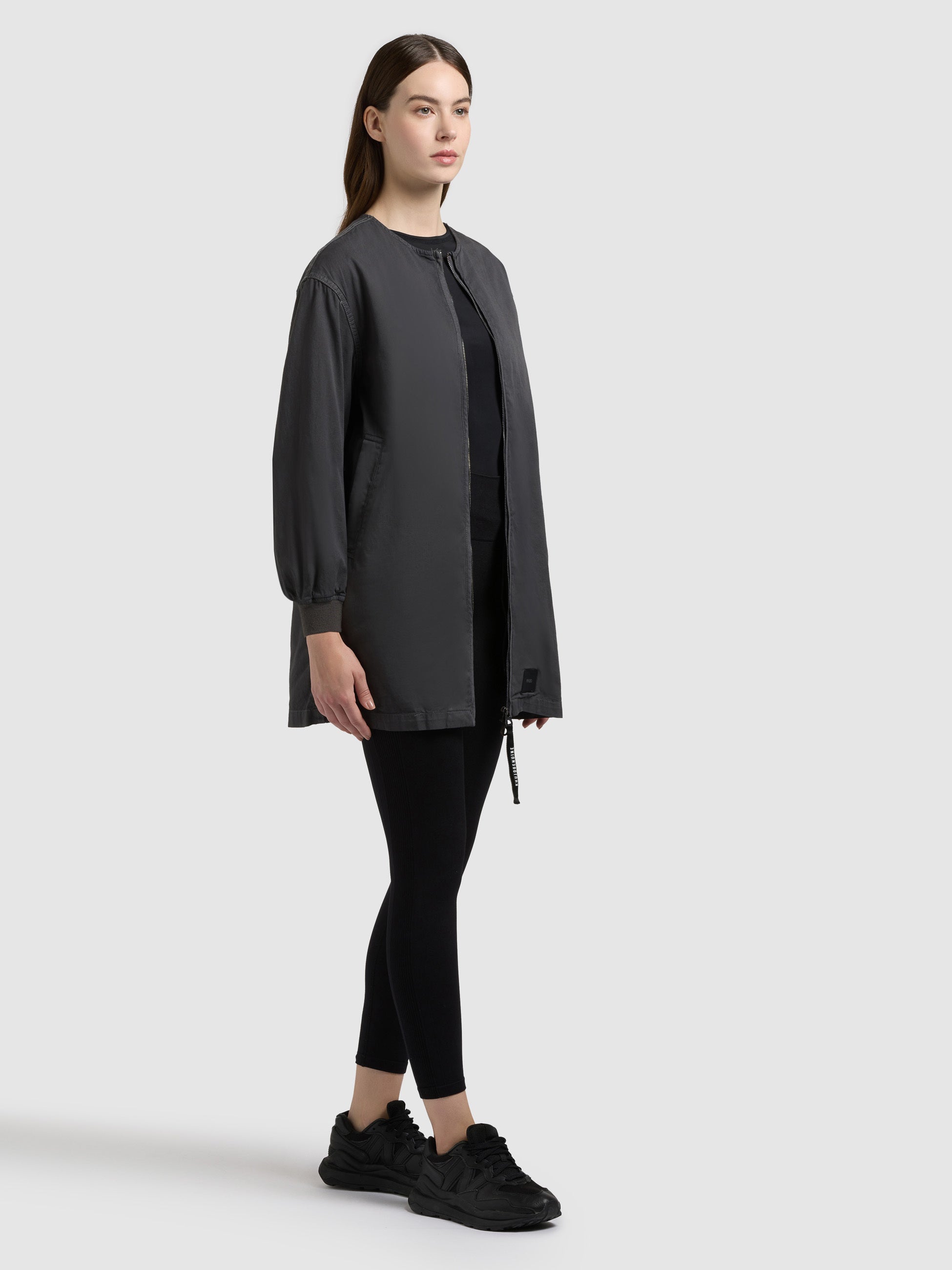 khujo-mantel-jayla-slate-grey-sommermantel-damen-aus-baumwoll-twill image 6