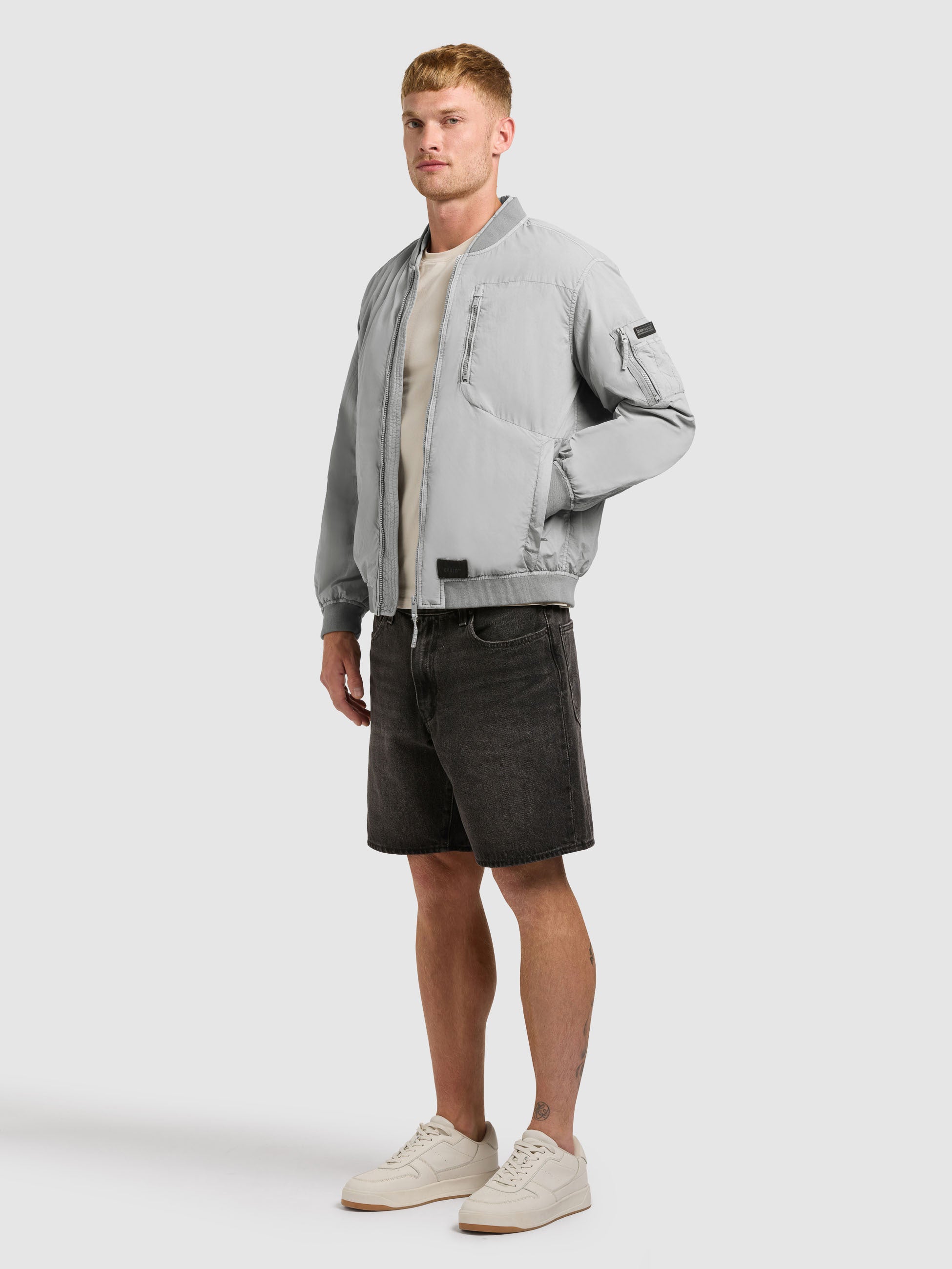 khujo-jacke-ibe-cloud-green-leichte-blousonjacke-garment-dye image 6
