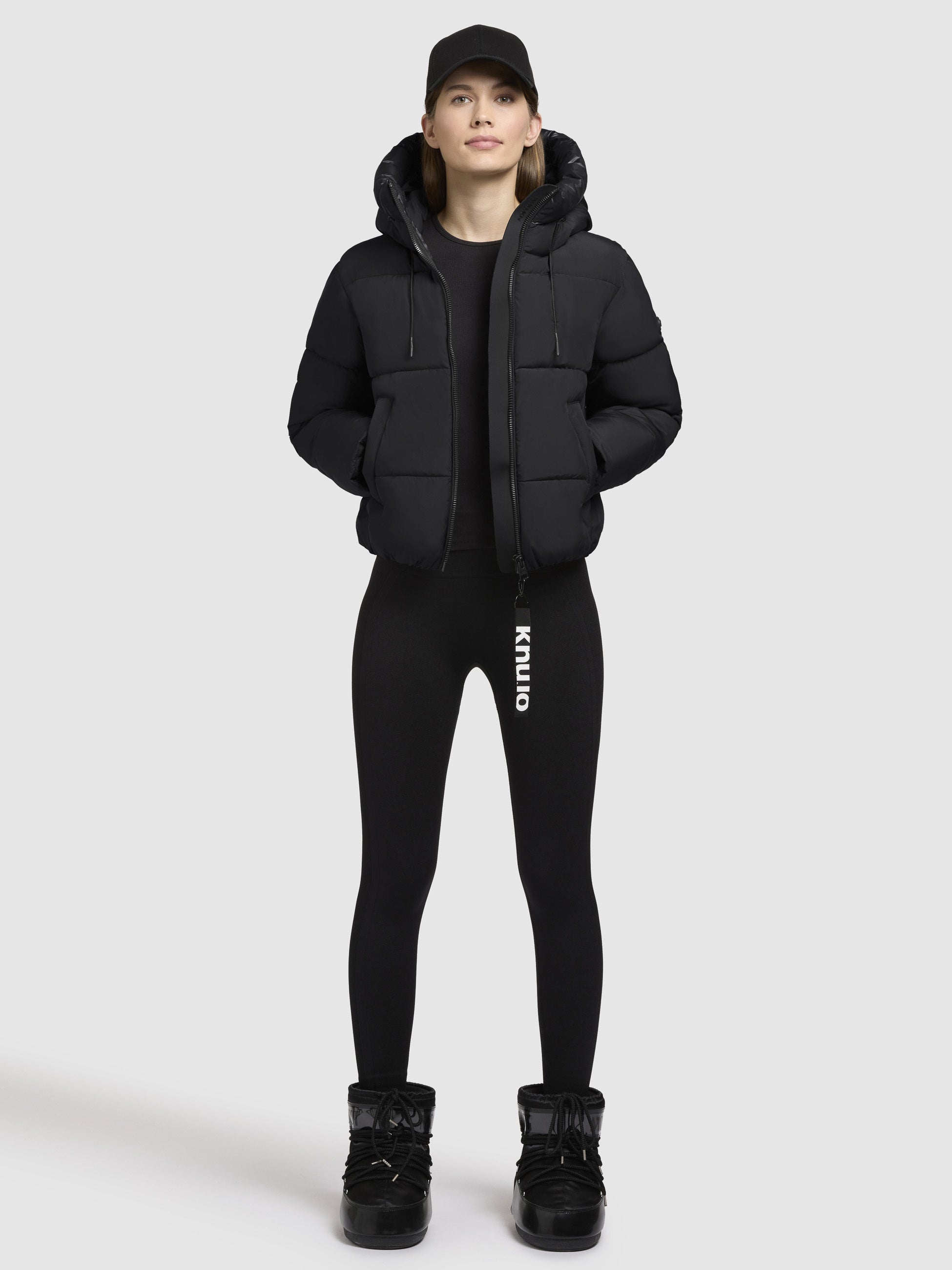 khujo-elida-damen-jacke-steppjacke-kurz-schwarz-loose-fit image 6