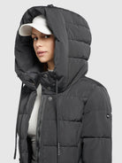 khujo-tynse-damen-coat-dark-gray image 7