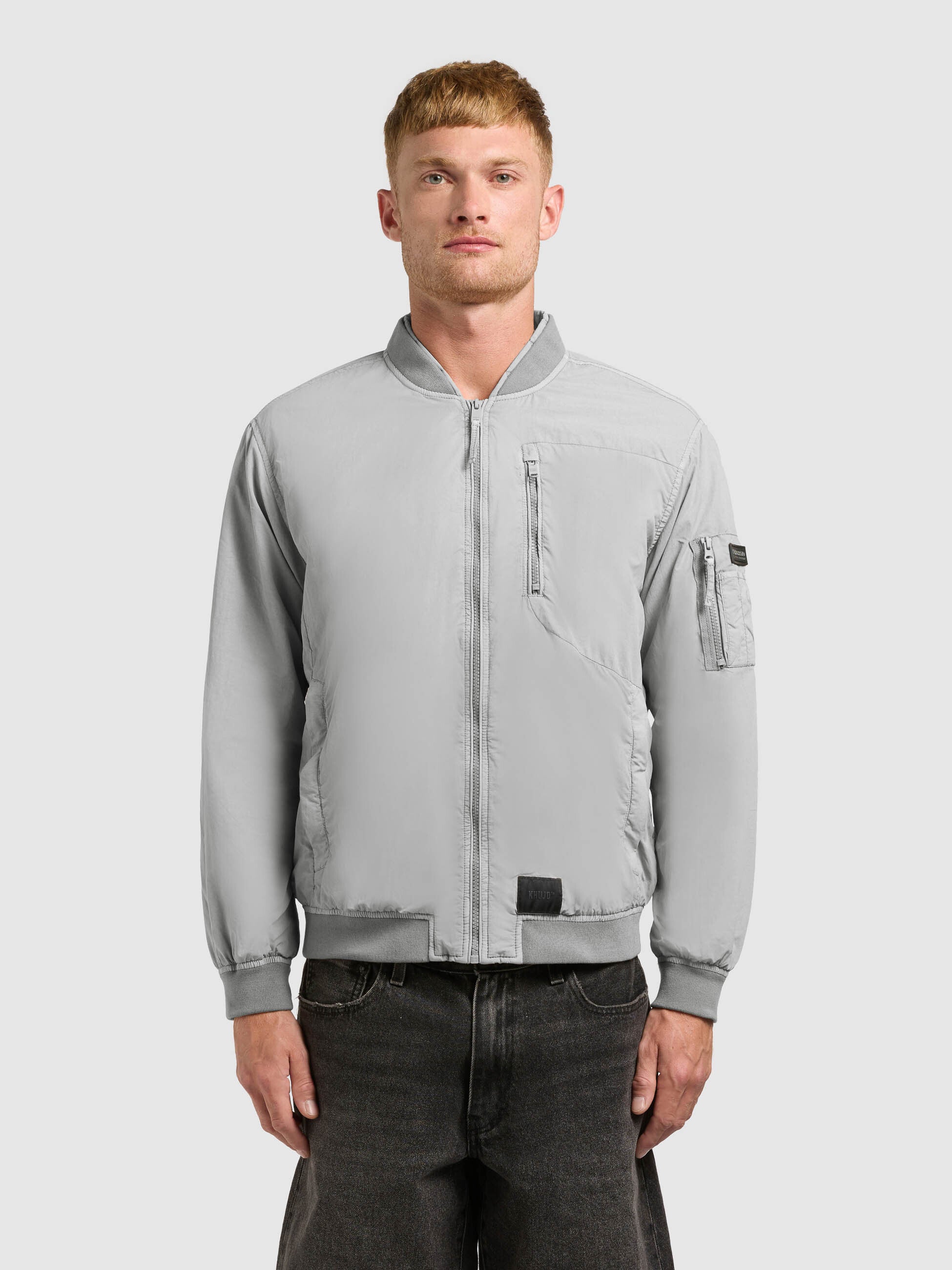 khujo-jacke-ibe-cloud-green-leichte-blousonjacke-garment-dye image 1