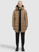 khujo-mantel-unker-hellbraun-gesteppter-damen-parka-loose-fit image 6