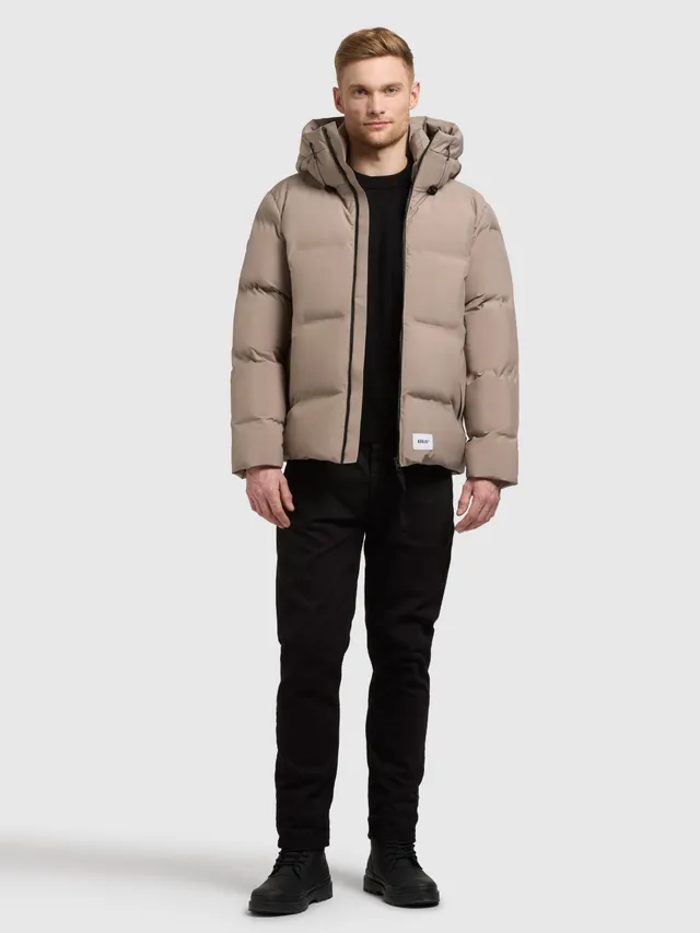 khujo-wesh3-damen-steppjacke-greige-h-ftlang-mit-geheimtasche image 1