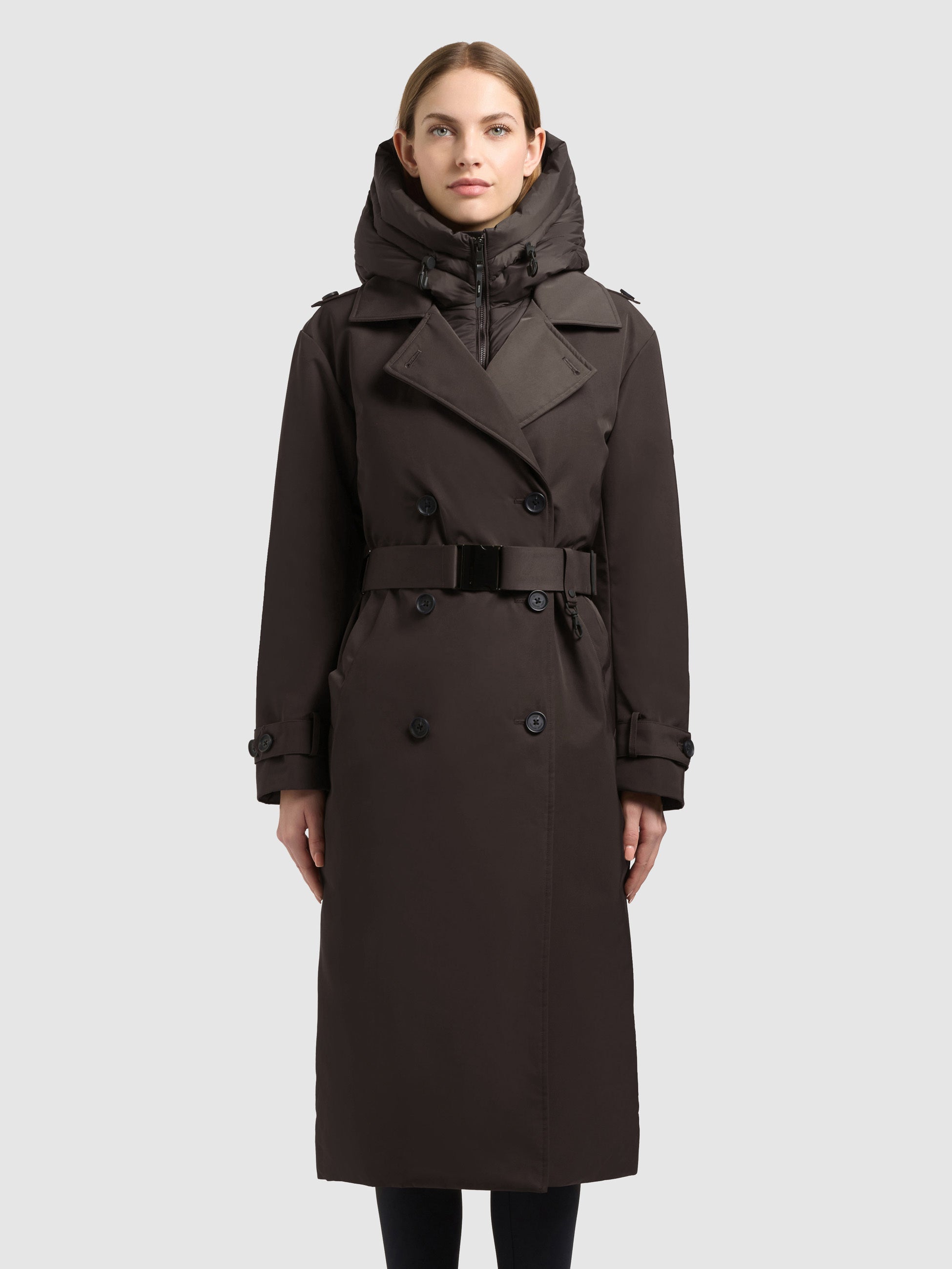 khujo-mantel-elena3-2in1-chocolate-chip-trenchcoat-mit-einsatz image 4