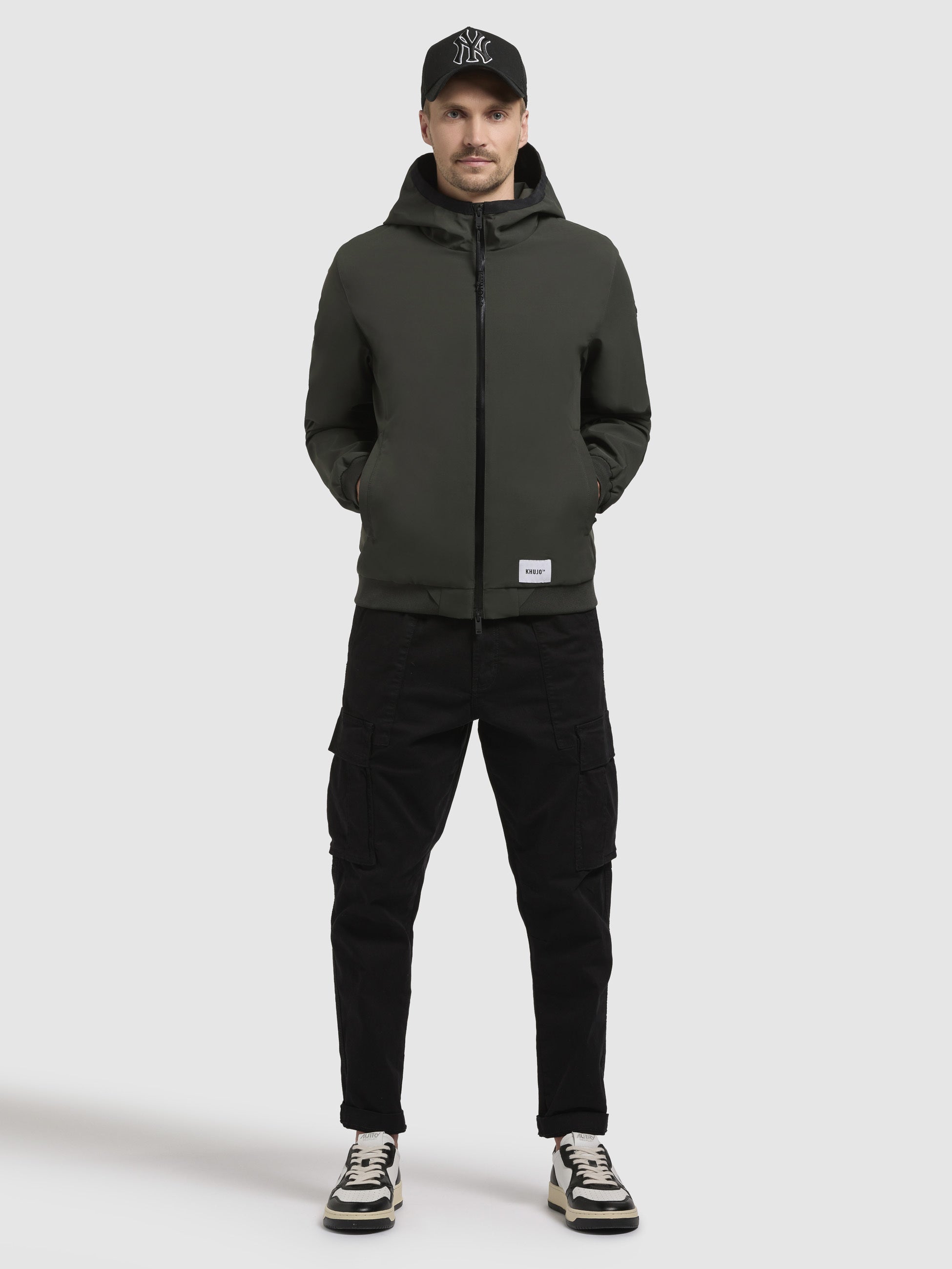 khujo-larm-bergangsjacke-dark-green image 1