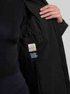 khujo-coat-bibb-black-kurzer-damen-steppmantel-mit-kapuze image 8
