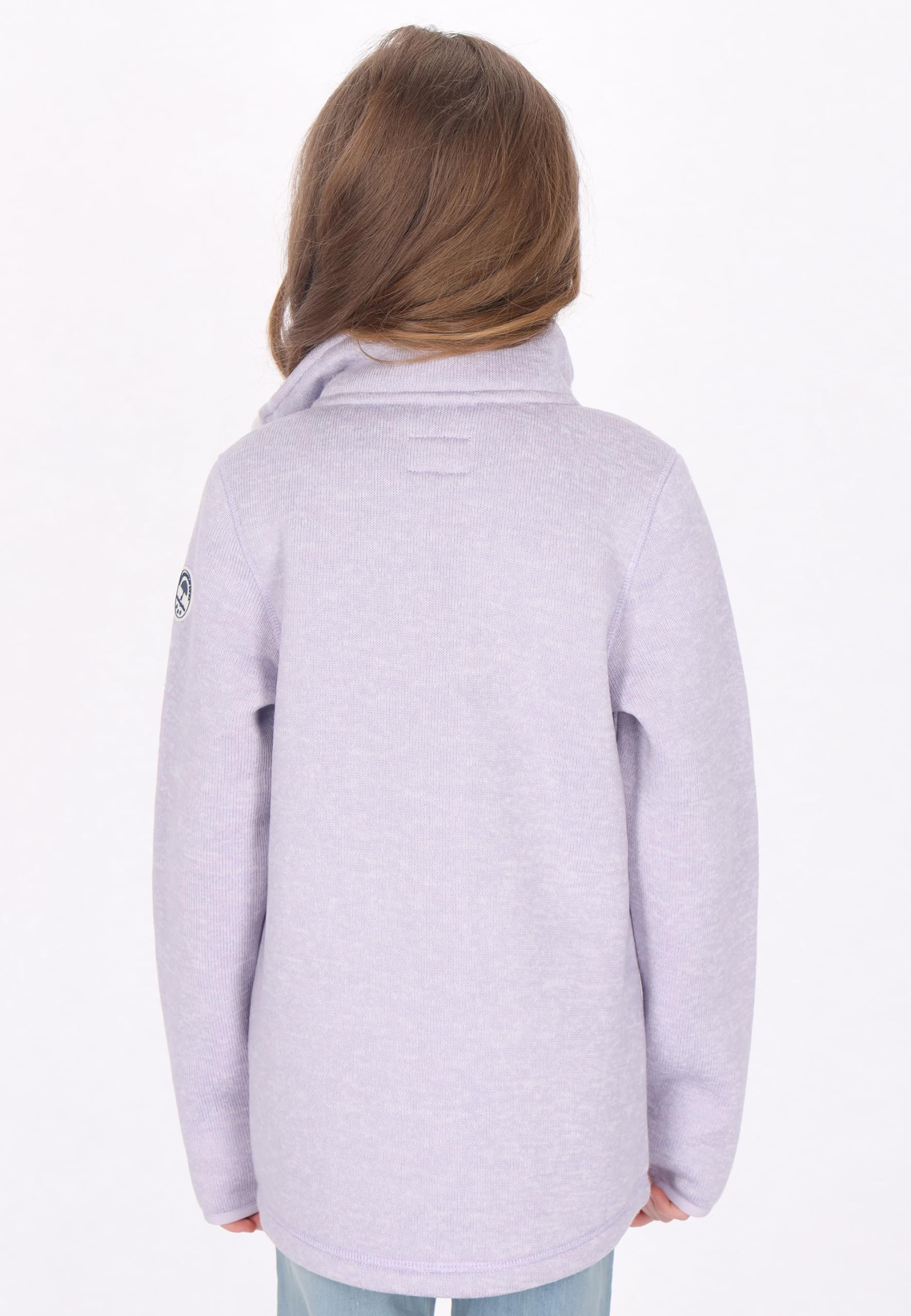 schmuddelwedda-m-dchen-strickfleecejacke-mit-stehkragen image 4