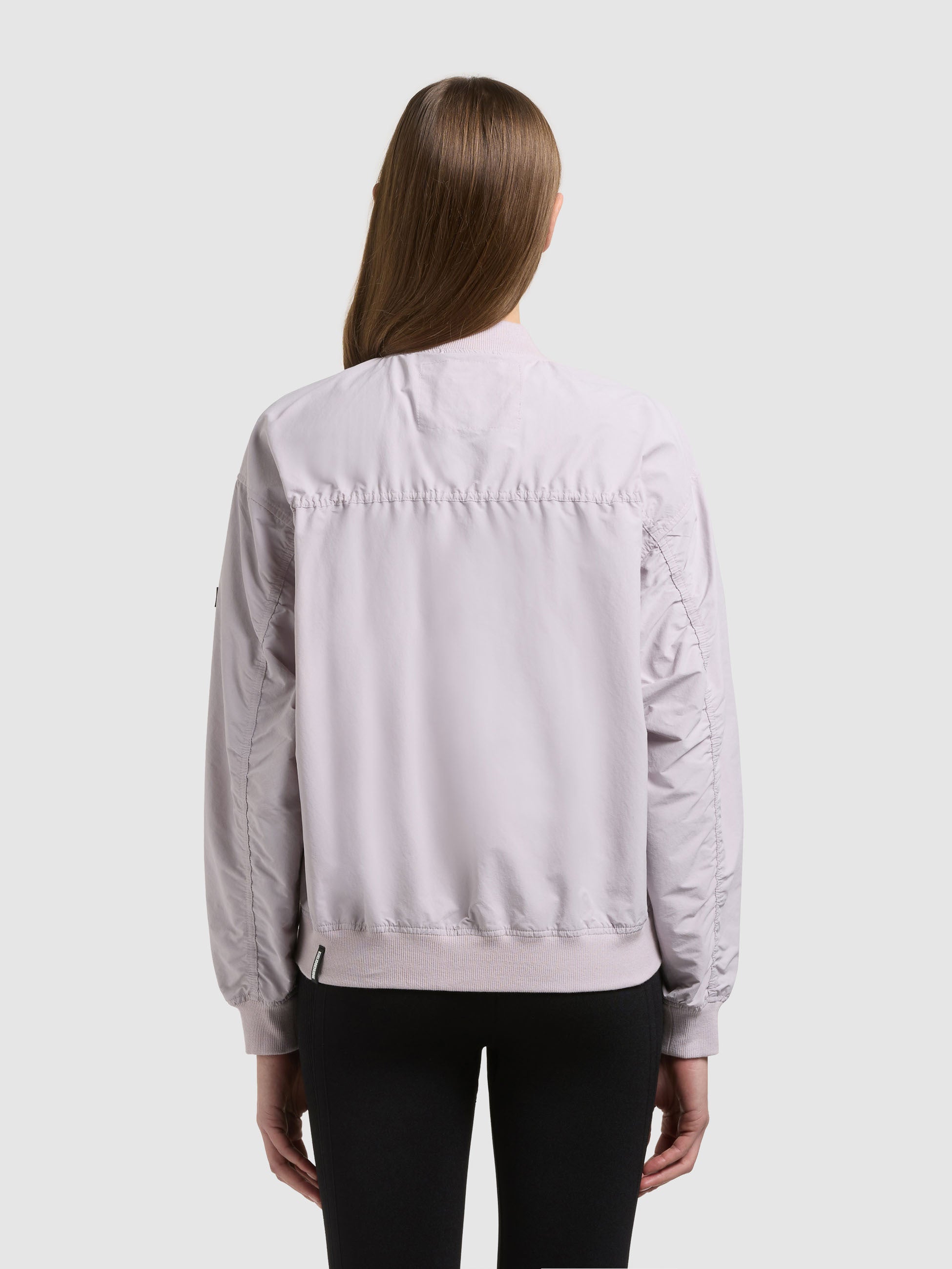 khujo-facee-blouson-bomberjacke-damen-raindrops-lilac-mit-tasche image 3