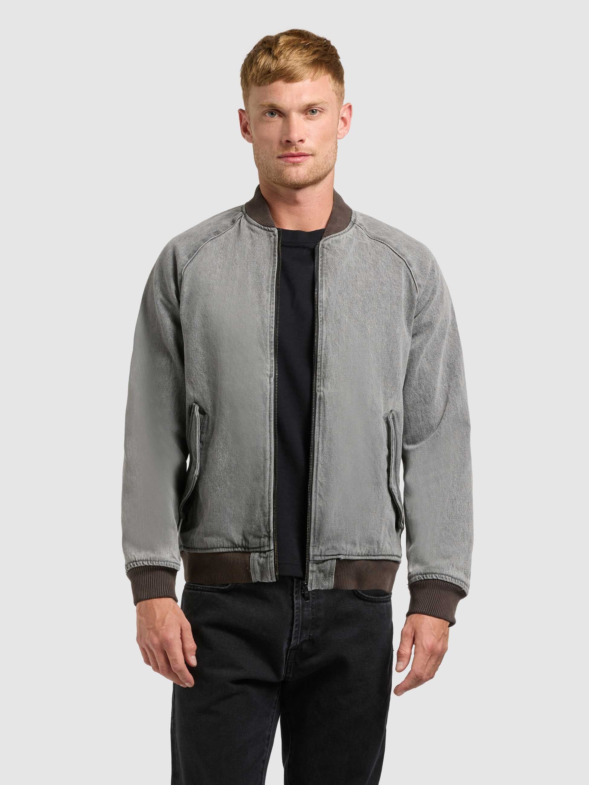 khujo-cahill-jeansjacke-light-grey-blouson-aus-baumwoll-denim image 4