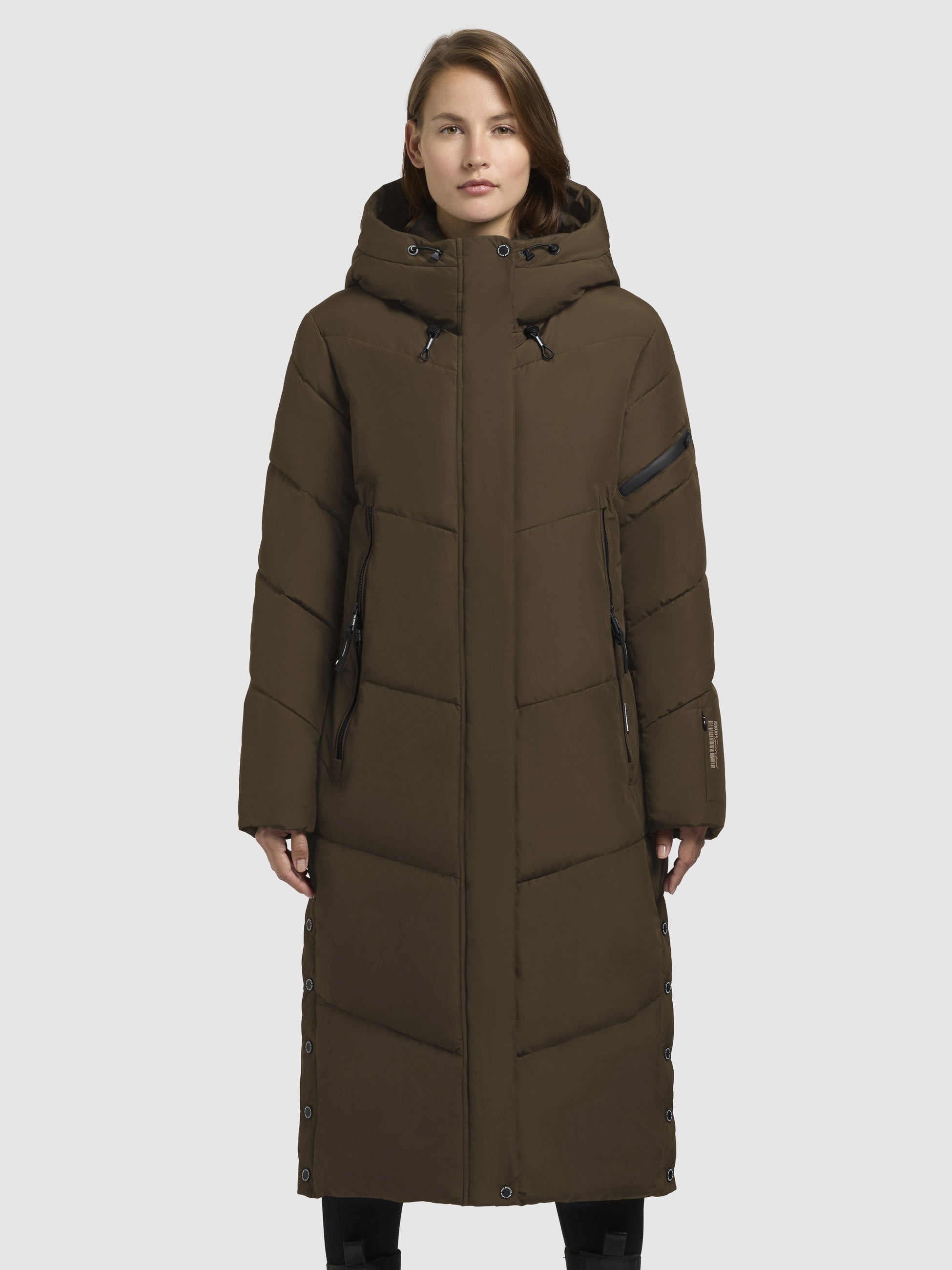 khujo-mantel-sonje6-dunkeloliv-lange-steppjacke-damen image 4