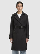 khujo-erine-damen-mantel-trenchcoat-black image 4