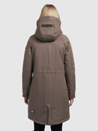 khujo-laria-damen-parka-mantel-taupe image 3