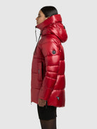 khujo-jacke-cara-nebula-red-gl-nzende-steppjacke-damen-loose-fit image 5