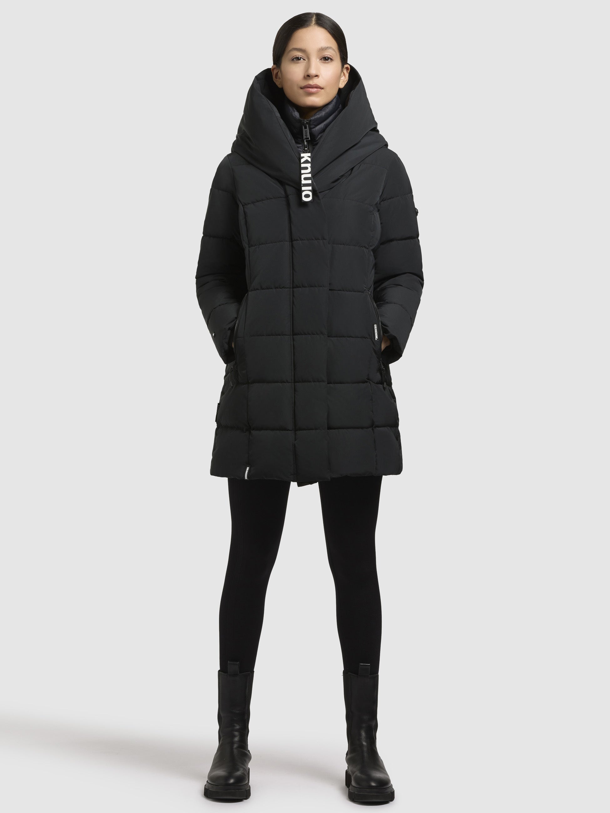 khujo-tenx-damen-jacke-parka-dark-gray image 1