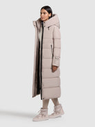 khujo-coat-soulani5-matt-steppmantel-dusty-beige image 6
