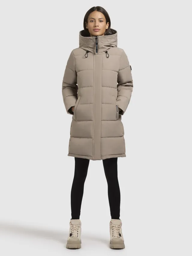 khujo-mantel-faltd-graubeige-damen-steppmantel-regular-fit-2 image 1