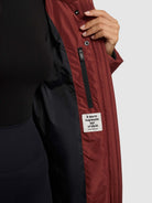 khujo-coat-jange-dark-red-damen-steppmantel-knielang image 8