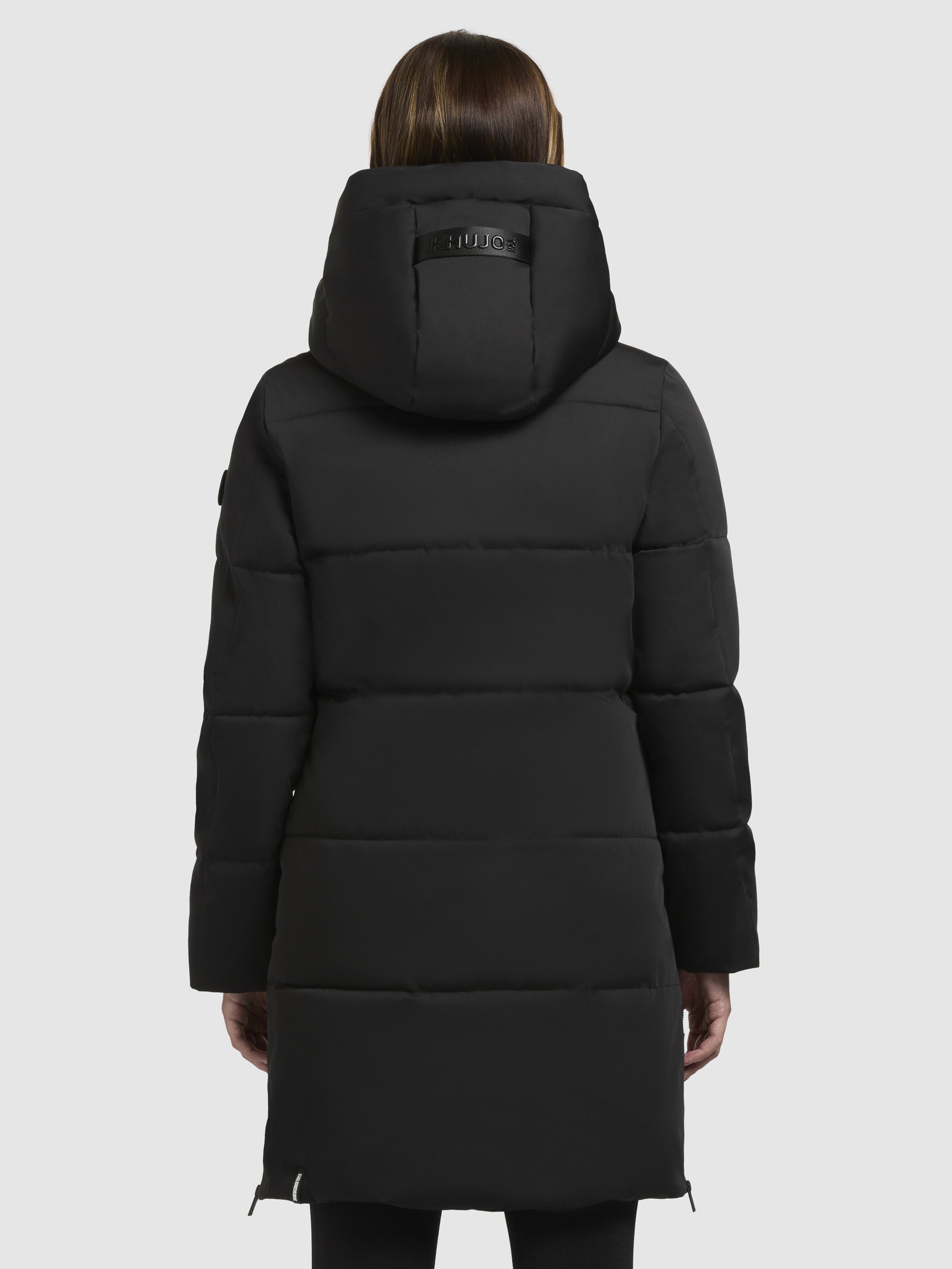 khujo-mantel-leane-schwarz-knielanger-winterparka image 3