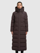 khujo-coat-claresse2-moody-plum-wadenlanger-damen-steppmantel image 4