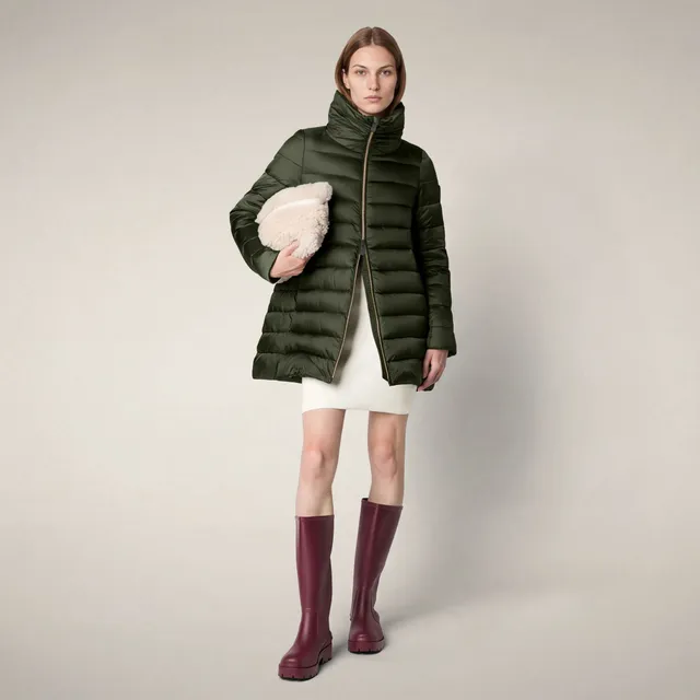 save-the-duck-lydia-langer-damen-steppmantel-waldgr-n image 1