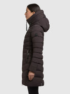 khujo-coat-tuhani5-moody-plum-superleichter-steppmantel-slim-fit-mit-kapuze image 5
