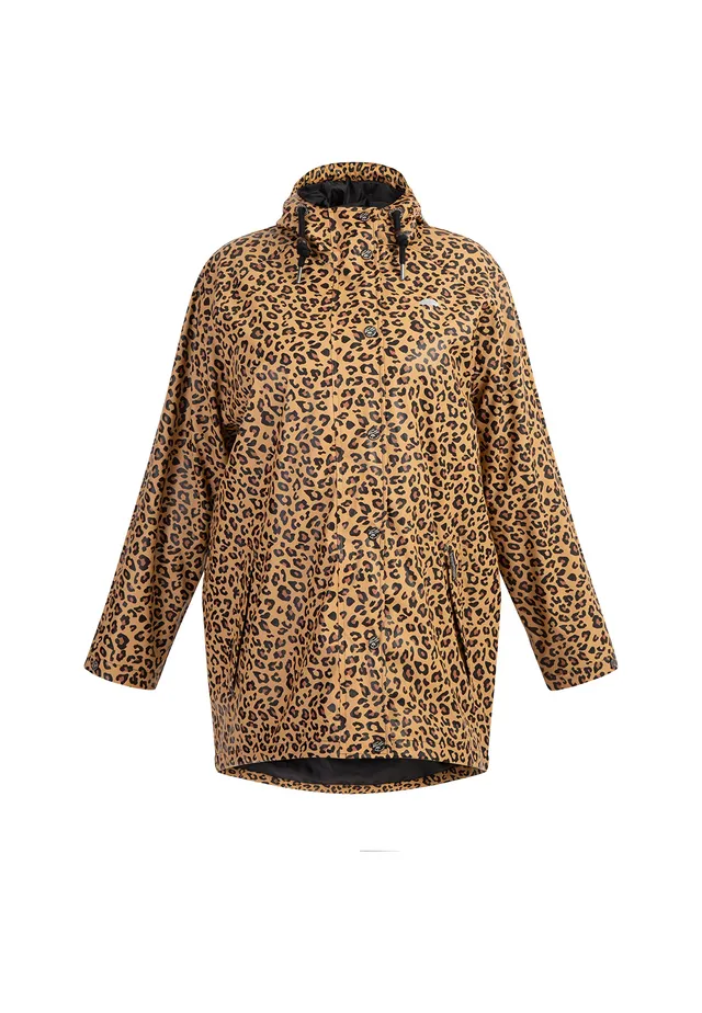 schmuddelwedda-damen-plus-size-regenmantel-mit-leoprint-3 image 1