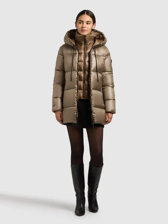khujo-dasha-damen-steppjacke-cane-brown image 1
