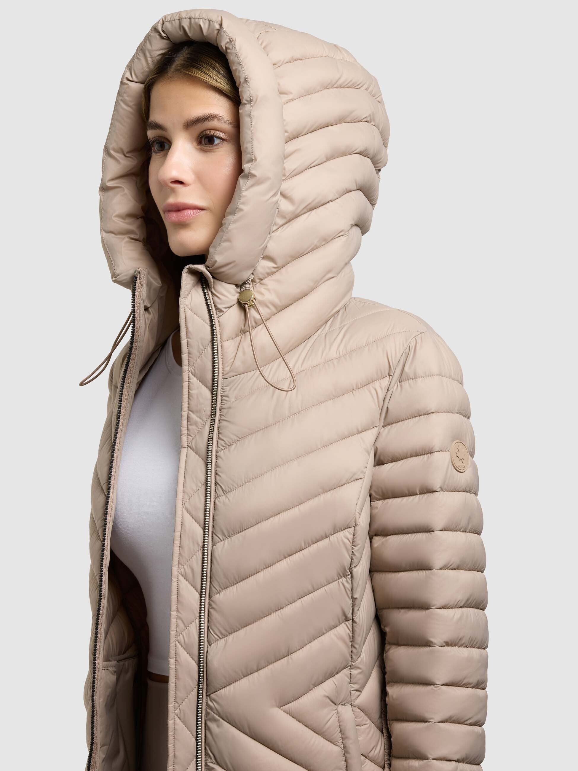 khujo-sola-steppjacke-latte-beige-damen-slim-fit image 7
