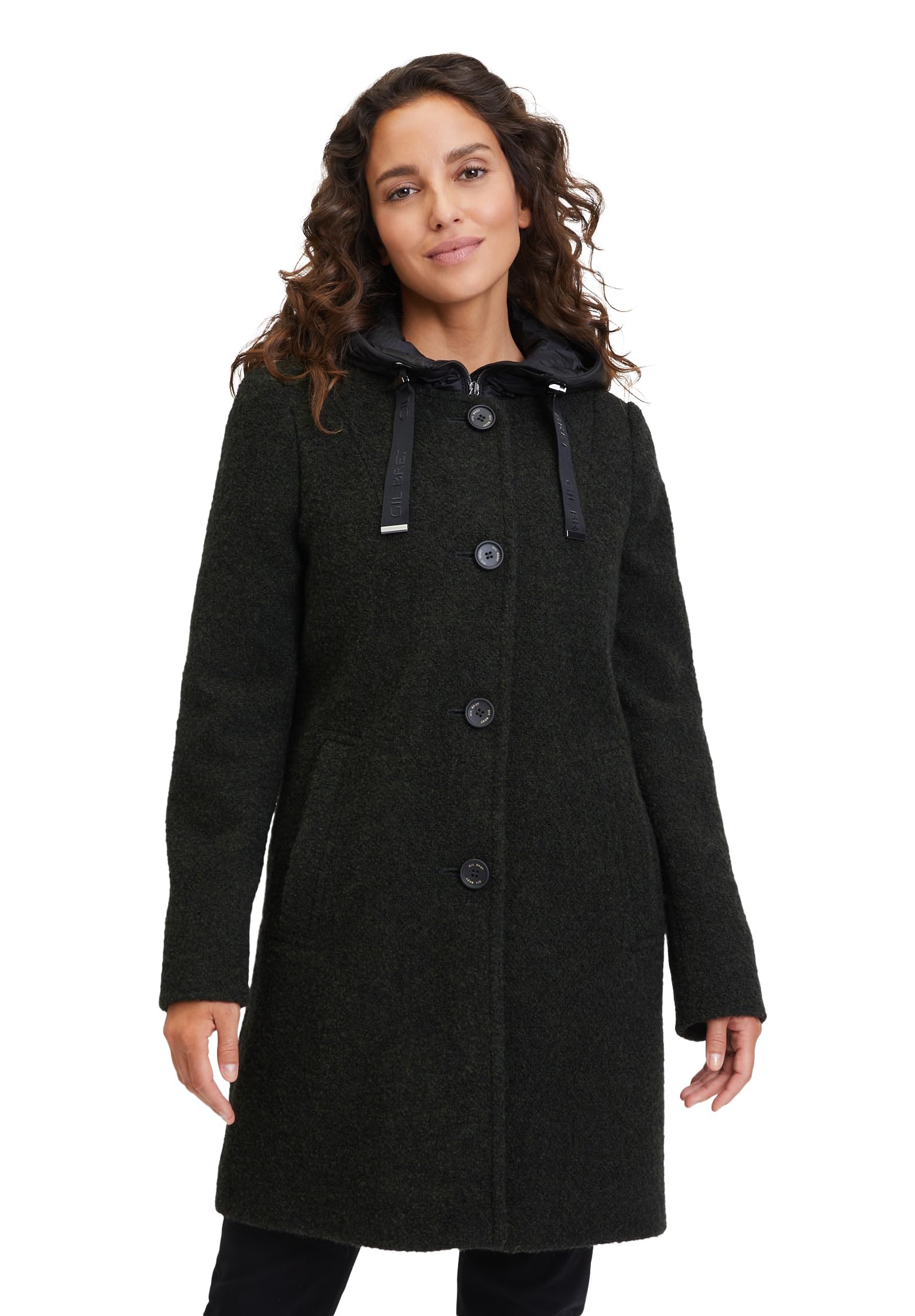 gil-bret-wanda-damen-wollmantel-dark-green-melange-gr-42 image 2
